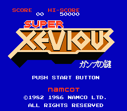 Super Xevious screenshot 2 for Famicom